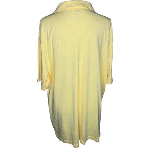 Sonoma Supersoft Short Sleeved Polo Shirt B&T 2XB Yellow Chest Pocket Tagless - Picture 5 of 7